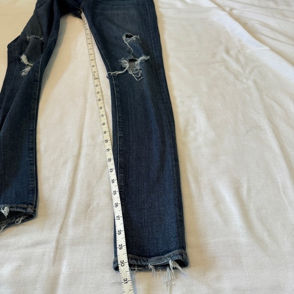 Agolde 27 Skinny Distressed High Waist Jeans - Picture 7 of 8